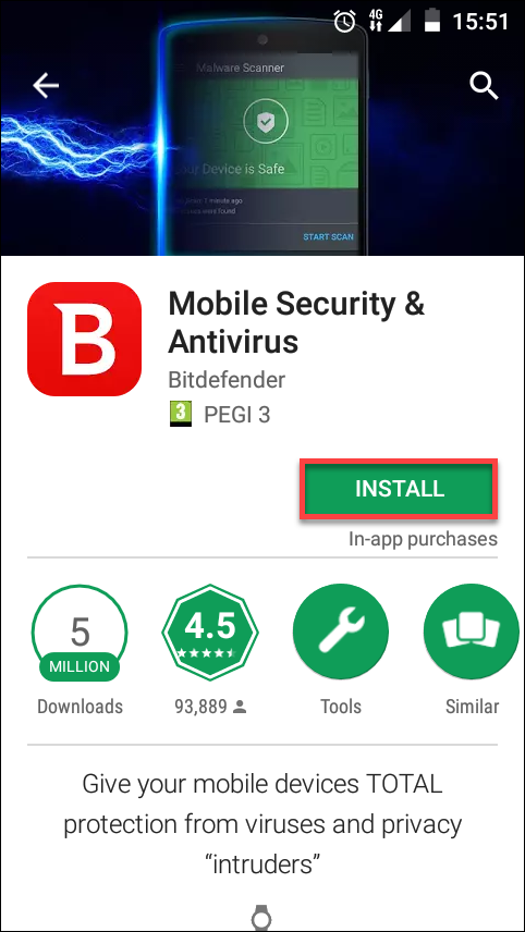 bitdefender mobile security app