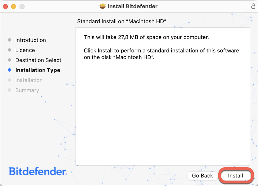 Install Bitdefender Antivirus for Mac