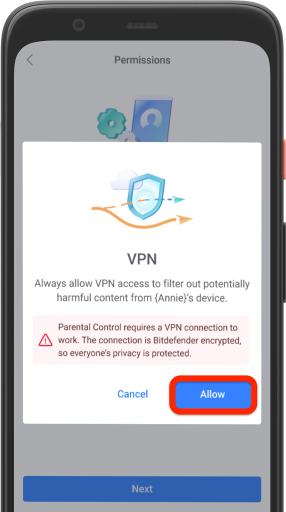 Allow VPN