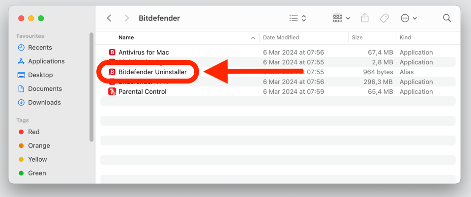 Bitdefender Uninstaller